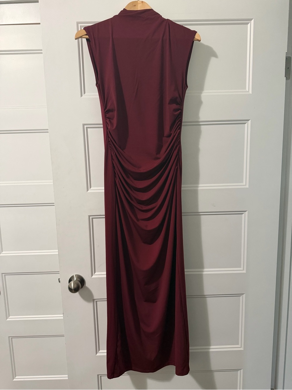 Dynamite Mockneck Ankle Dress